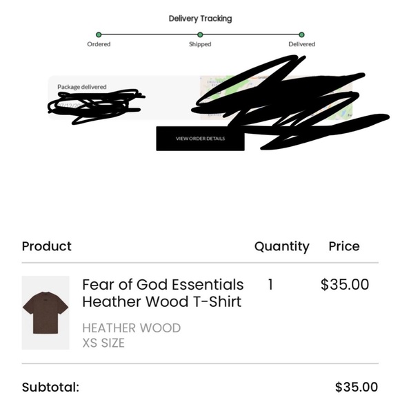 FOG ESSENTIALS HEATHER WOOD SHIRT NWT - Picture 5 of 5